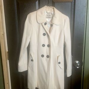 Old Navy cream colored pea coat
